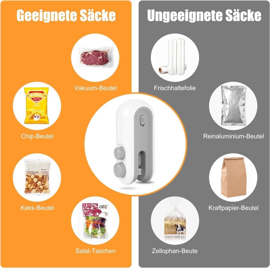 2-in-1 Mini USB Rechargeable Heat Sealer and Cutter - Elneor