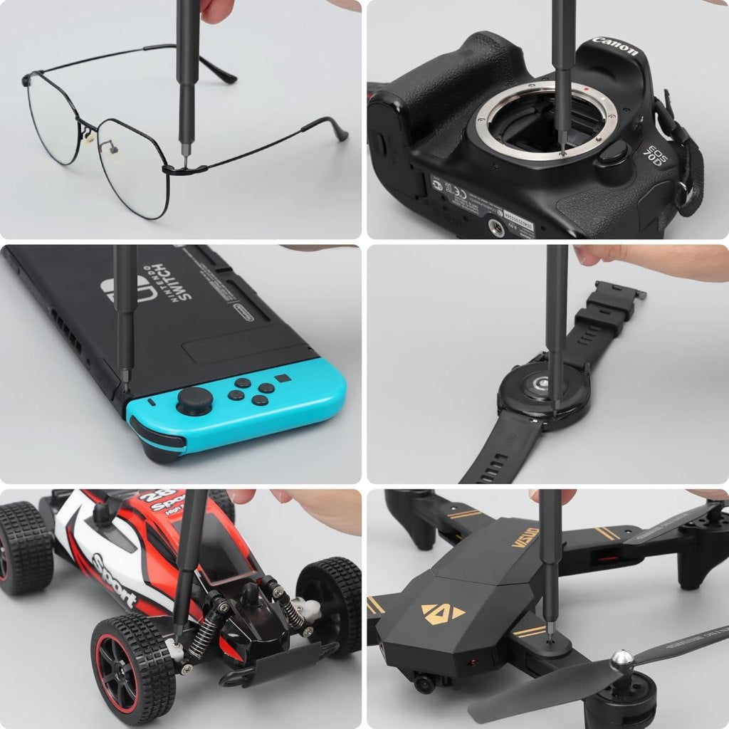 24-in-1 Precision Magnetic Screwdriver Set for Electronics Repair - Elneor