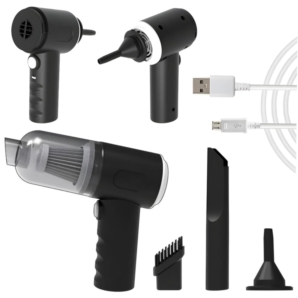 Portable 3-in-1 Cordless Car Vacuum Cleaner - Elneor