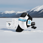 3 In 1 Cordless Knee Massager Heat Red Light Therapy Vibration Massage | Ambient Lighting by ELNEOR- ELNEOR