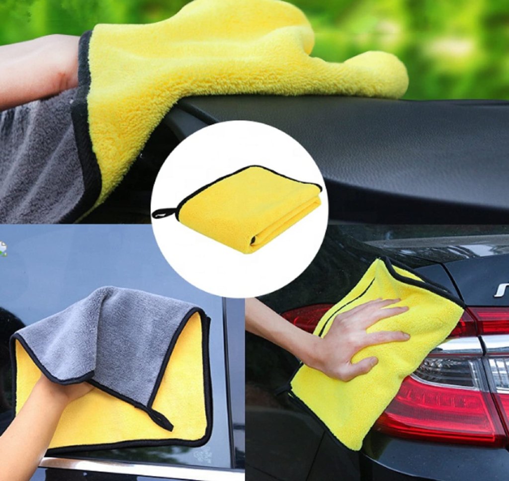 300 GSM Microfiber Cleaning Towel for Car & Home (40x40 cm) - Elneor