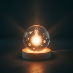 3D Crystal Sphere - Overhead