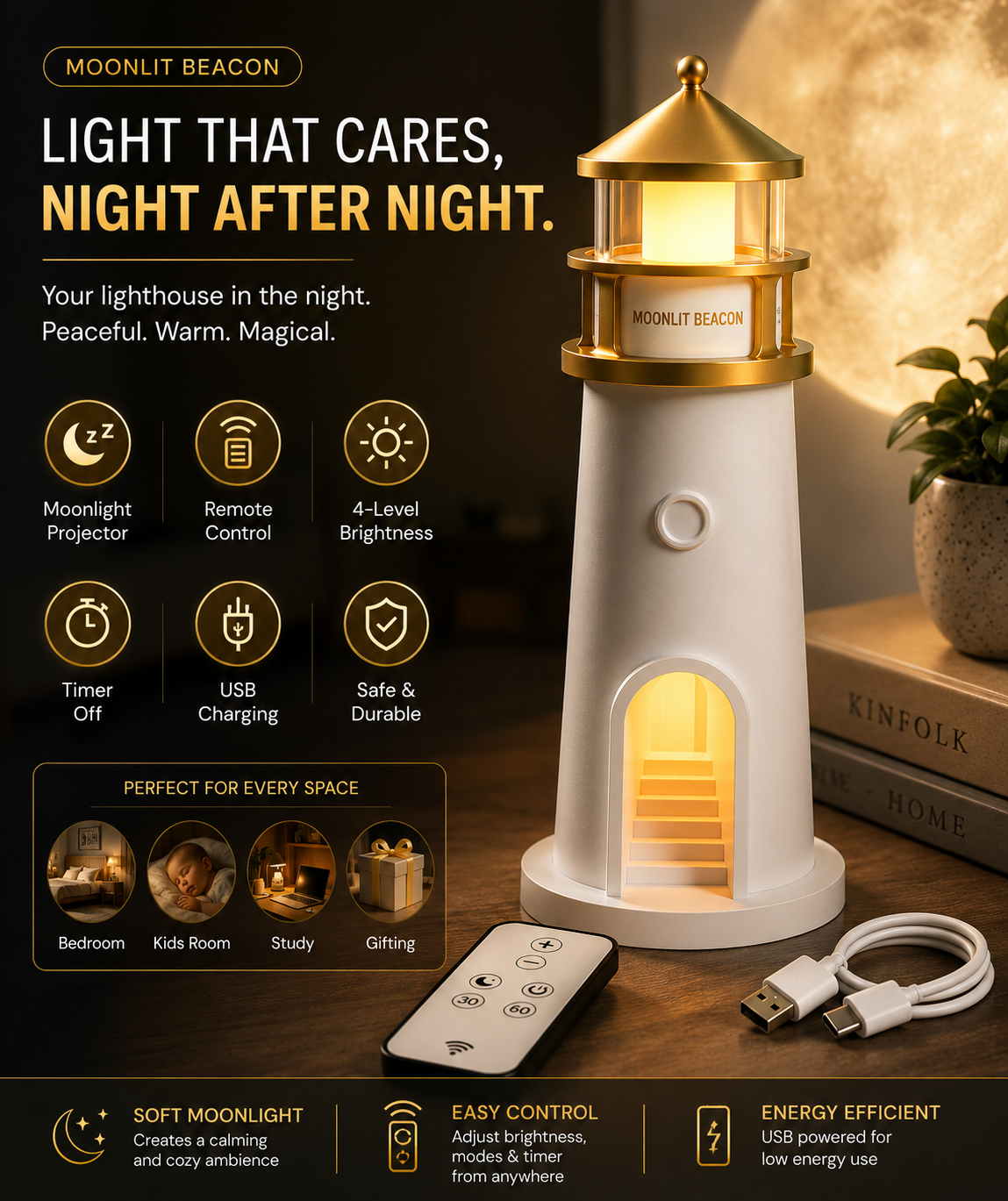 ELNEOR Lighthouse Lamp — Built Different