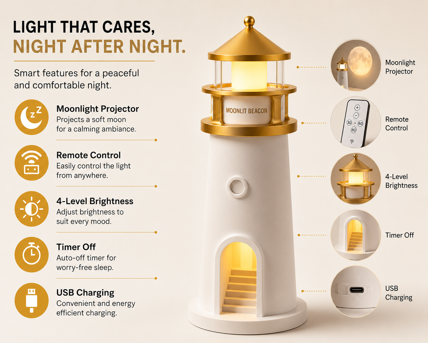 ELNEOR Lighthouse Lamp — Built Different