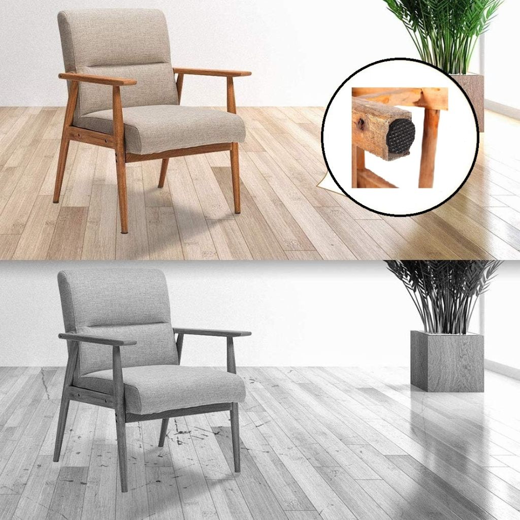 30 Piece Anti-Slip Rubber Pads – Self-Adhesive Furniture Grippers (Square)  Protect Floors & Furniture | Scratch-Resistant | Heavy-Duty Adhesive - Elneor