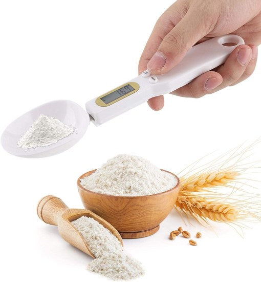 Digital Electronic Measuring Spoon Scale with LCD Display for Kitchen Use
