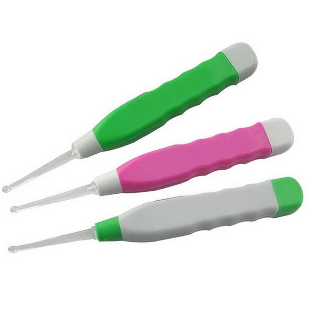 🩺 Elneor Earpick LED Flashlight Ear Wax Remover – Safe, Bright & Hygienic Ear Cleaning Tool(Pack of 2) - Elneor