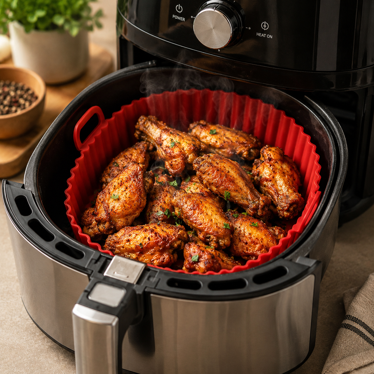 ELNEOR Silicone Air Fryer Liner – image 3