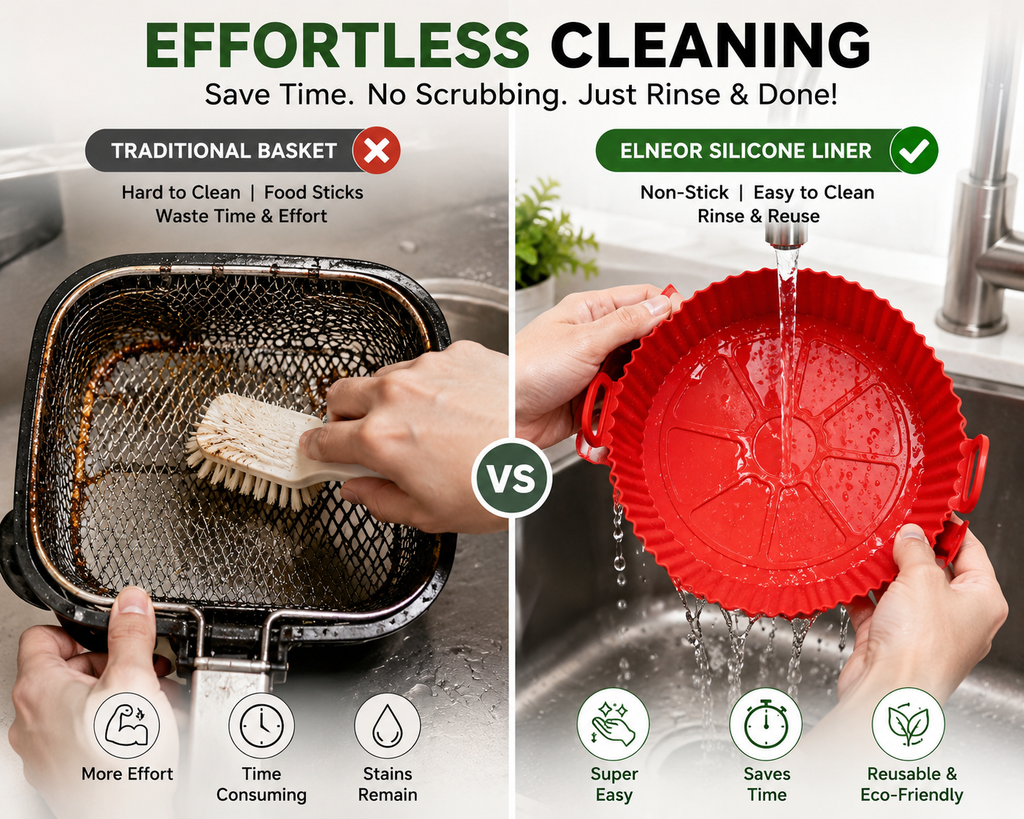 ELNEOR Silicone Air Fryer Liner – image 5
