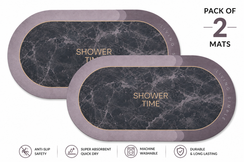 ELNEOR Bath Mat – Features & Dimensions Infographic
