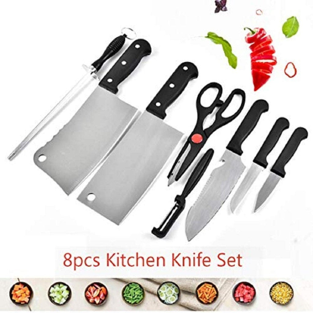 High-Quality Stainless Steel Cooking Knives for Home Chefs
