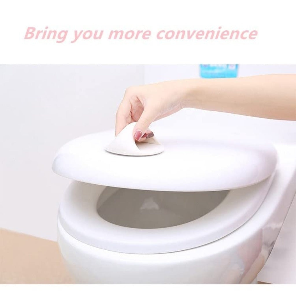 Self-Adhesive Peel & Stick Plastic Handles – Multi-Colour Pull Knob for Sliding Doors, Windows, Cabinets, Drawers & Cupboards(Pack of 4 Pcs) - Elneor