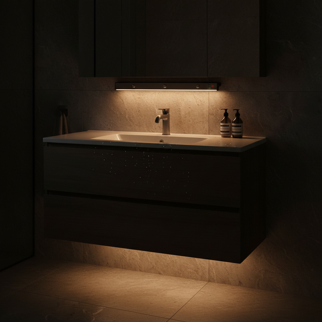 Bathroom Vanity - Noir Cinematic