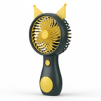 Black & Yellow Cat Ears Fan - Side Angle