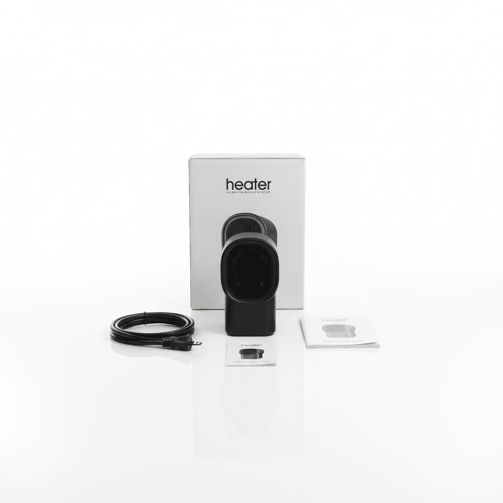 Compact Portable Heater - Mini Personal Space Heater | Desk & Bedside | Energy Efficient - Elneor Desk