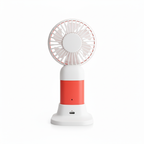 Coral Strawberry Fan - Back View