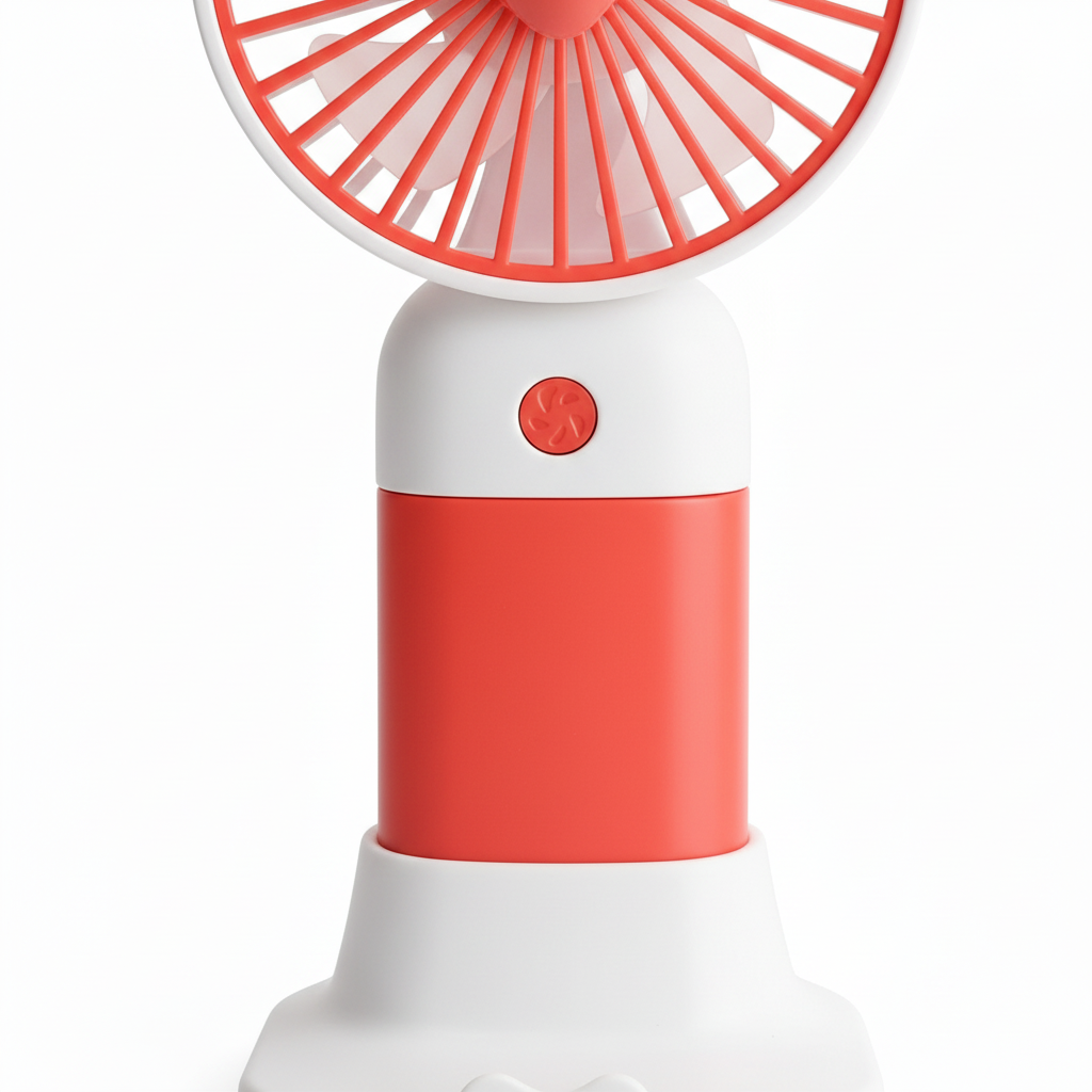Coral Strawberry Fan - Control Detail
