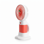 Coral Strawberry Fan - Side Angle