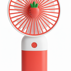 Coral Strawberry Fan - Strawberry Detail