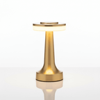 Cordless LED Table Lamp - Gold Brass | Rechargeable Portable Light - Elneor Ambient Lighting