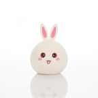 Cute Bunny Night Light - Rechargeable LED Lamp with Touch Control & Color Changing - Elneor Ambient Lighting