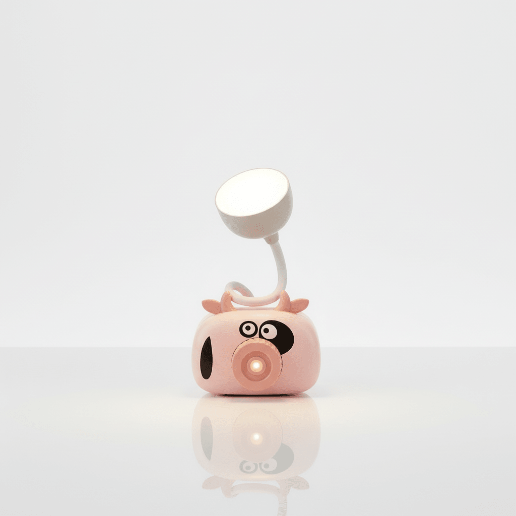 Cute Cow LED Desk Lamp with Flexible Gooseneck - ELNEOR