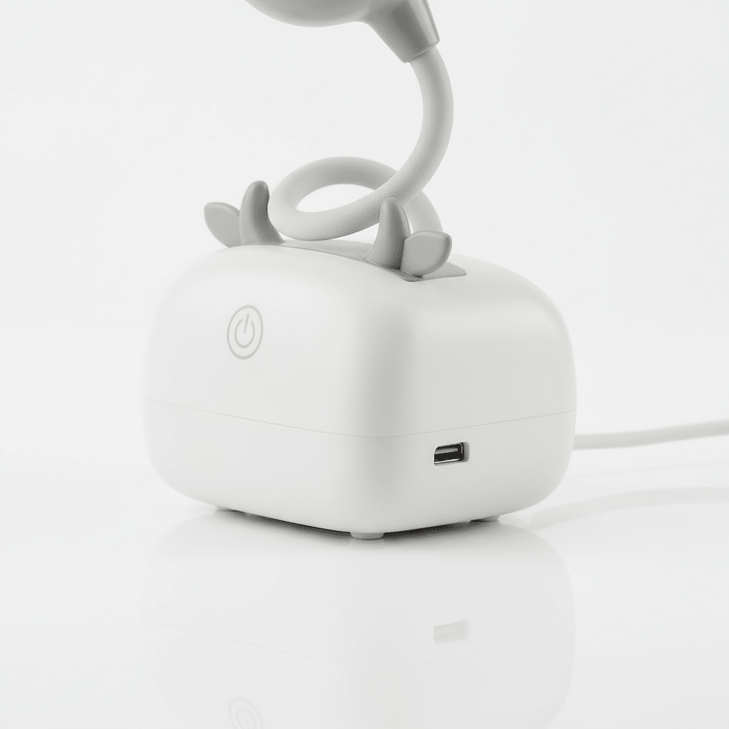 Cute Cow LED Desk Lamp with Flexible Gooseneck - ELNEOR