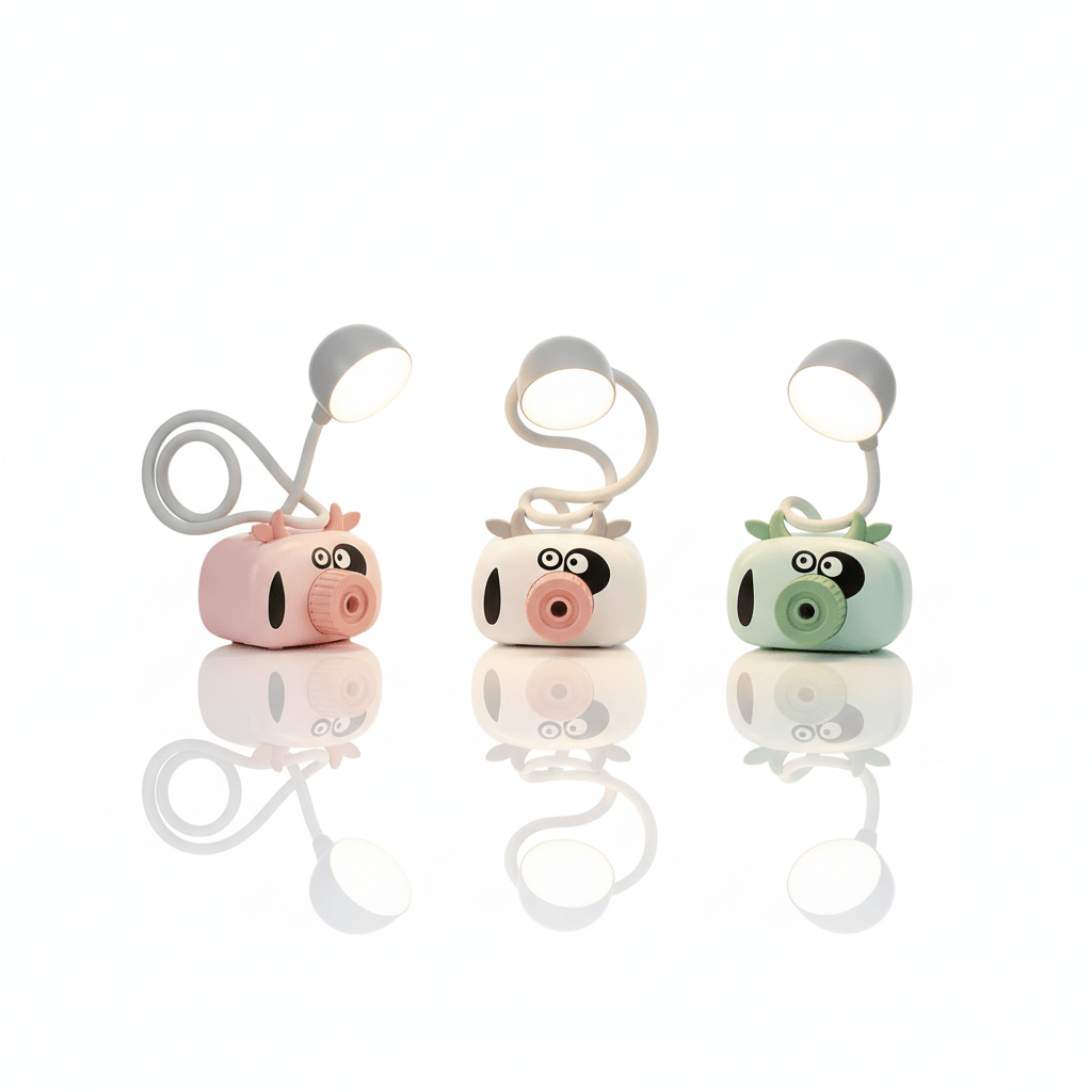 Cute Cow LED Desk Lamp with Flexible Gooseneck - ELNEOR