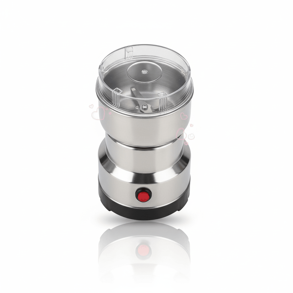 Electric Spice Grinder - Stainless Steel Coffee Bean Nut Grinder | Kitchen Essentials by ELNEOR- ELNEOR