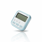 ELNEOR™ Precision Digital Kitchen Timer - Magnetic Rotary Countdown Clock with Large LED Display & Loud Alarm (Black) - ELNEOR