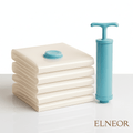 ELNEOR™ Premium Vacuum Storage Bag Set with Pump – Space Saver Bags - Elneor Desk