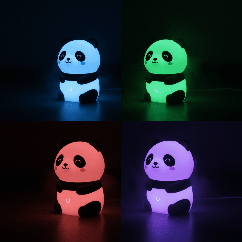 ELNEOR™ Products Rechargeable Panda Night Lamp - ELNEOR