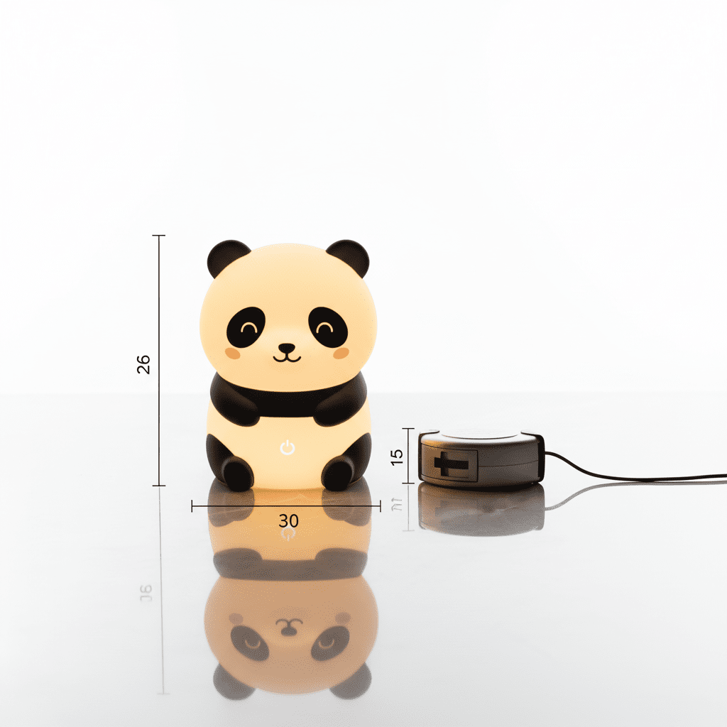 ELNEOR™ Products Rechargeable Panda Night Lamp - ELNEOR