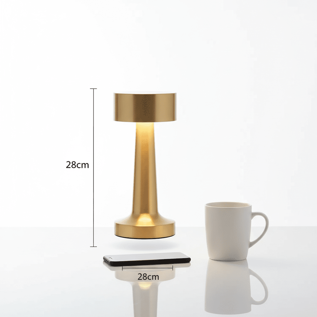 ELNEOR™ Touch Desk Lamp | 3-Color Dimmable LED Table Light with Smart Sensor - Elneor Ambient Lighting