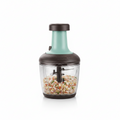 ELNEOR Manual Vegetable Chopper 1100ml | 6 SS Blades | No Electricity | BPA-Free
