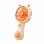 Portable Handheld Mini Fan - Coral Orange