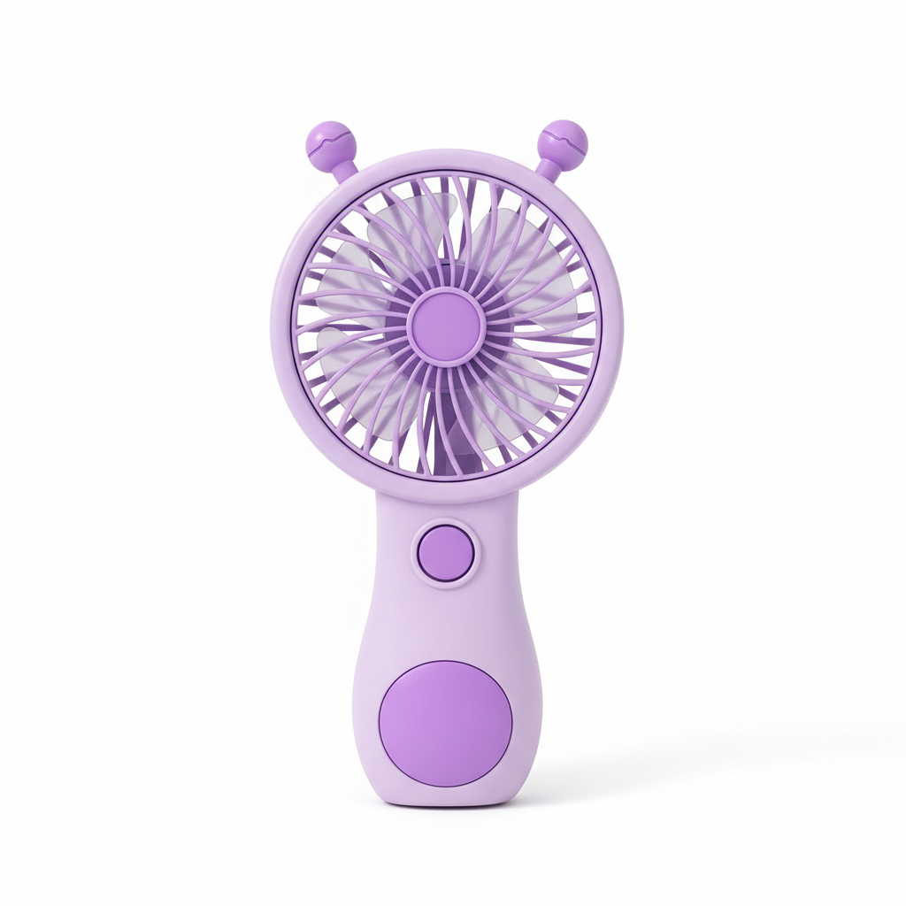 Portable Handheld Mini Fan - Purple Lavender