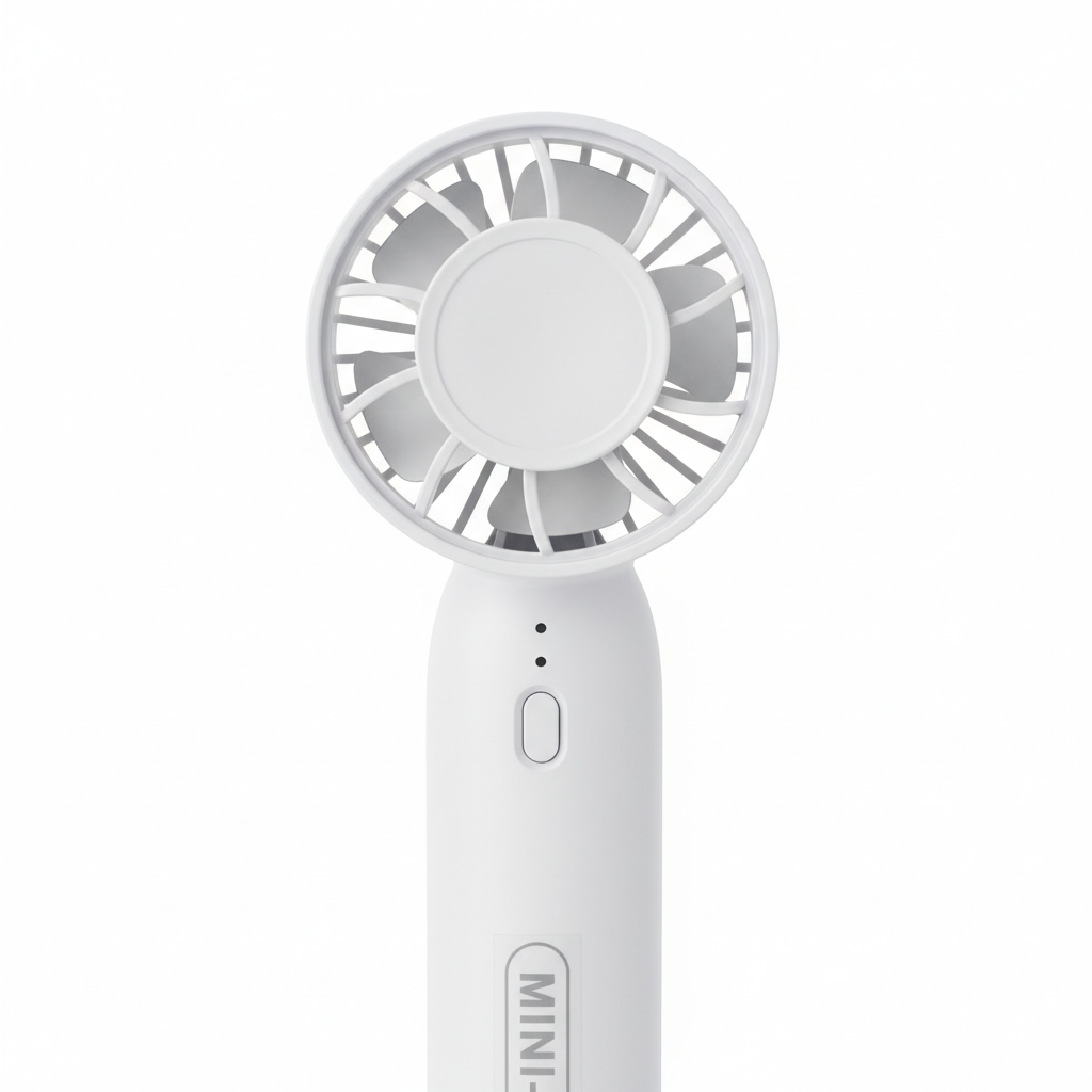 Portable Handheld Mini Fan T-10 - Classic White