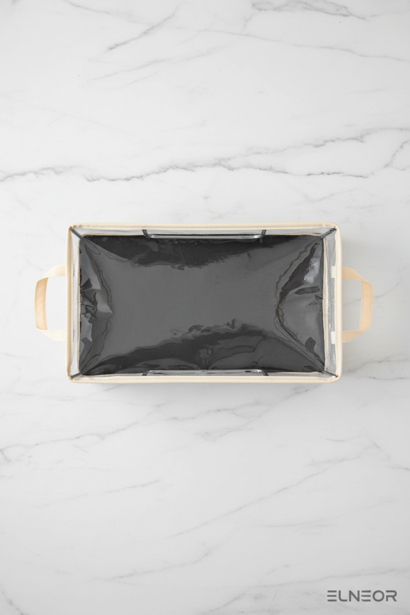 27 Liter Storage Organizer Bag - Clear Vinyl Shoe & Clothes Storage with Reinforced Handles