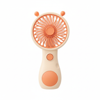 Portable Handheld Mini Fan - Coral Orange