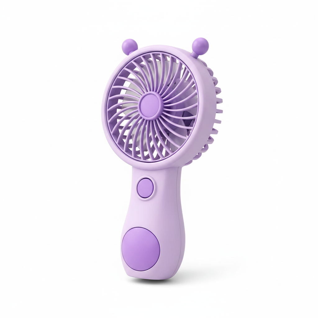 Portable Handheld Mini Fan - Purple Lavender
