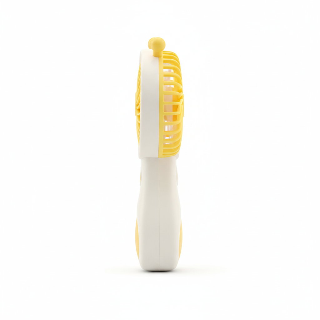 Portable Handheld Mini Fan - Bright Yellow
