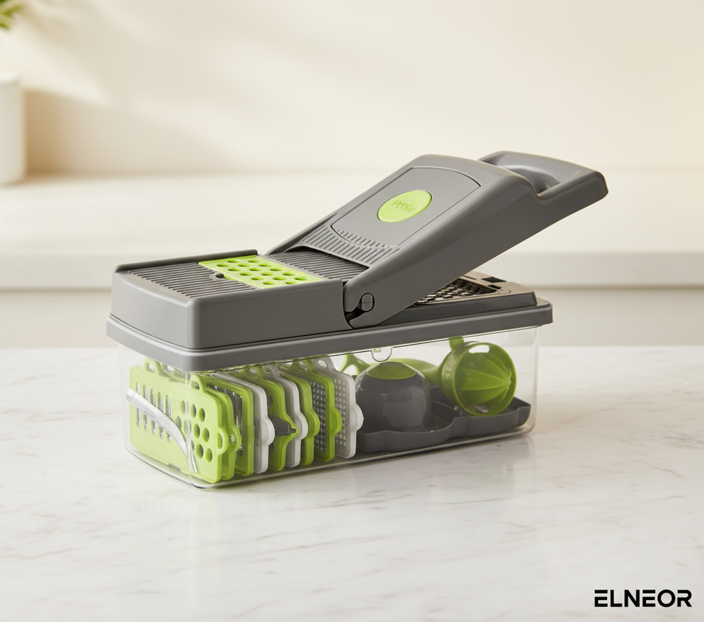 14 in 1 Chopper Nicer Veggie Slicer Dicer - Multi-Function Vegetable Cutter with Storage Container
