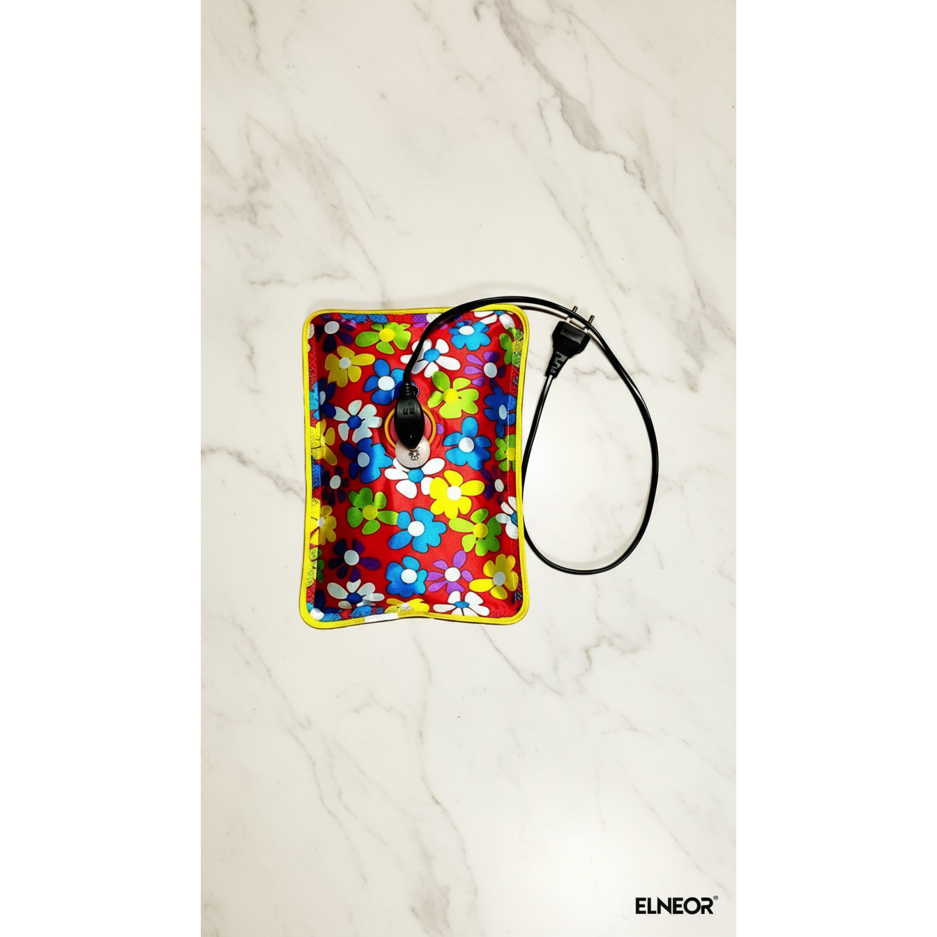 Electric Hot Water Bag - 500W Heating Pad for Pain Relief (Multi-Color Floral)