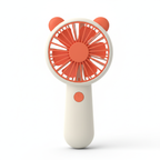 Portable Handheld Mini Fan - Coral Orange