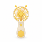 Portable Handheld Mini Fan - Bright Yellow