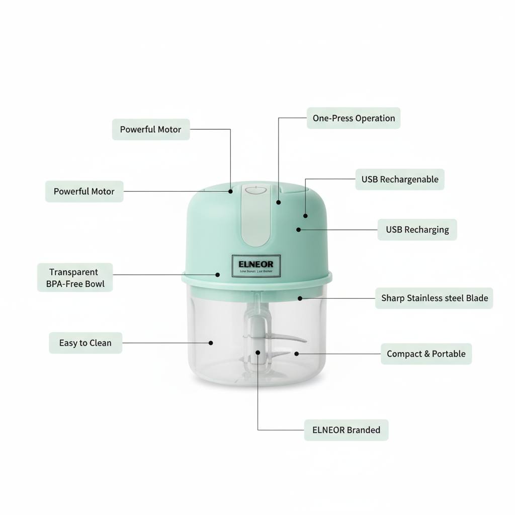 ELNEOR Wireless Food Chopper – Smart. Fast. Effortless.