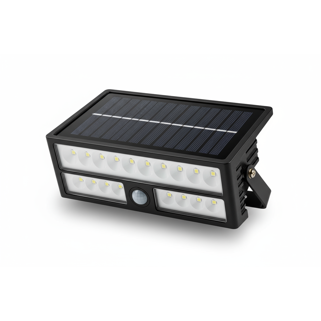 100 LED Solar Motion Sensor Light | Outdoor Security Lamp - Waterproof & Wireless