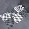 Interlocking Non-Slip Drainage Floor Mat (Set of 6 Tiles) - Elneor Desk
