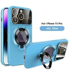 iPhone 15 Pro Max Case with Invisible Magnetic Stand & MagSafe - Elneor Desk